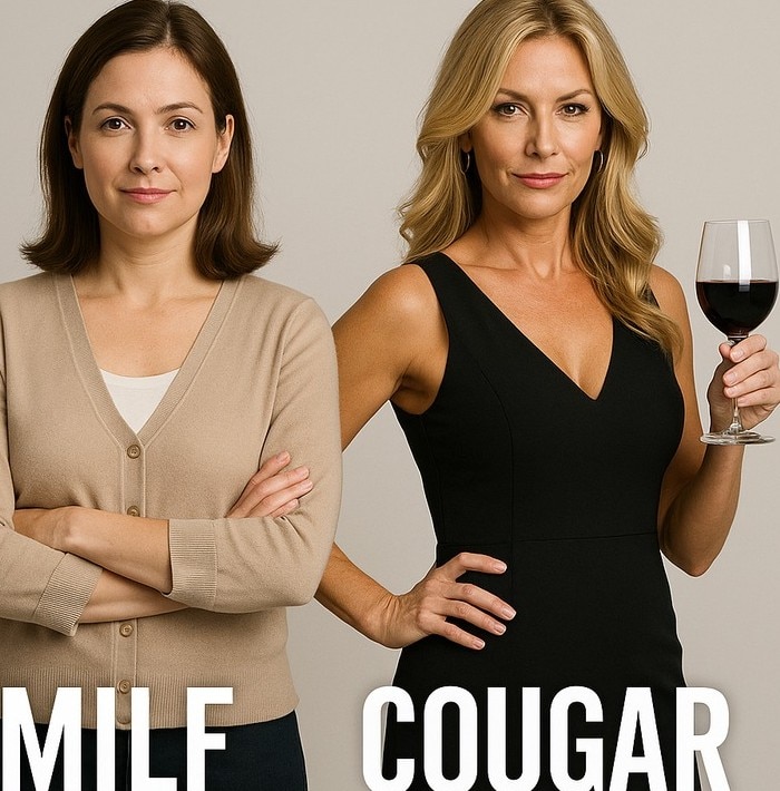 MILF vs Cougar Comparison Visual